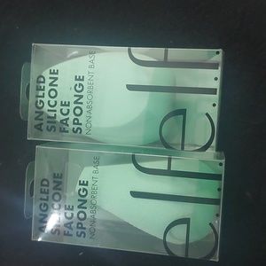Lot of 2 elf angled‎ silicone face sponge
